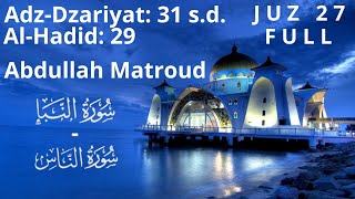 Juz 27 Full, Abdullah Matroud