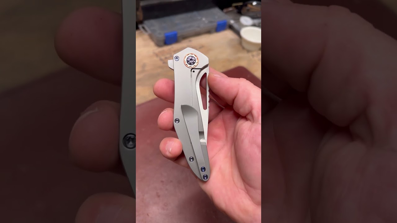 NKT Hydra, full titanium with purple anodized hardware and skiff bearings