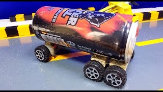 how to make soda can car|| home made car|| diy car|| musa experiment|| rc car screenshot 4