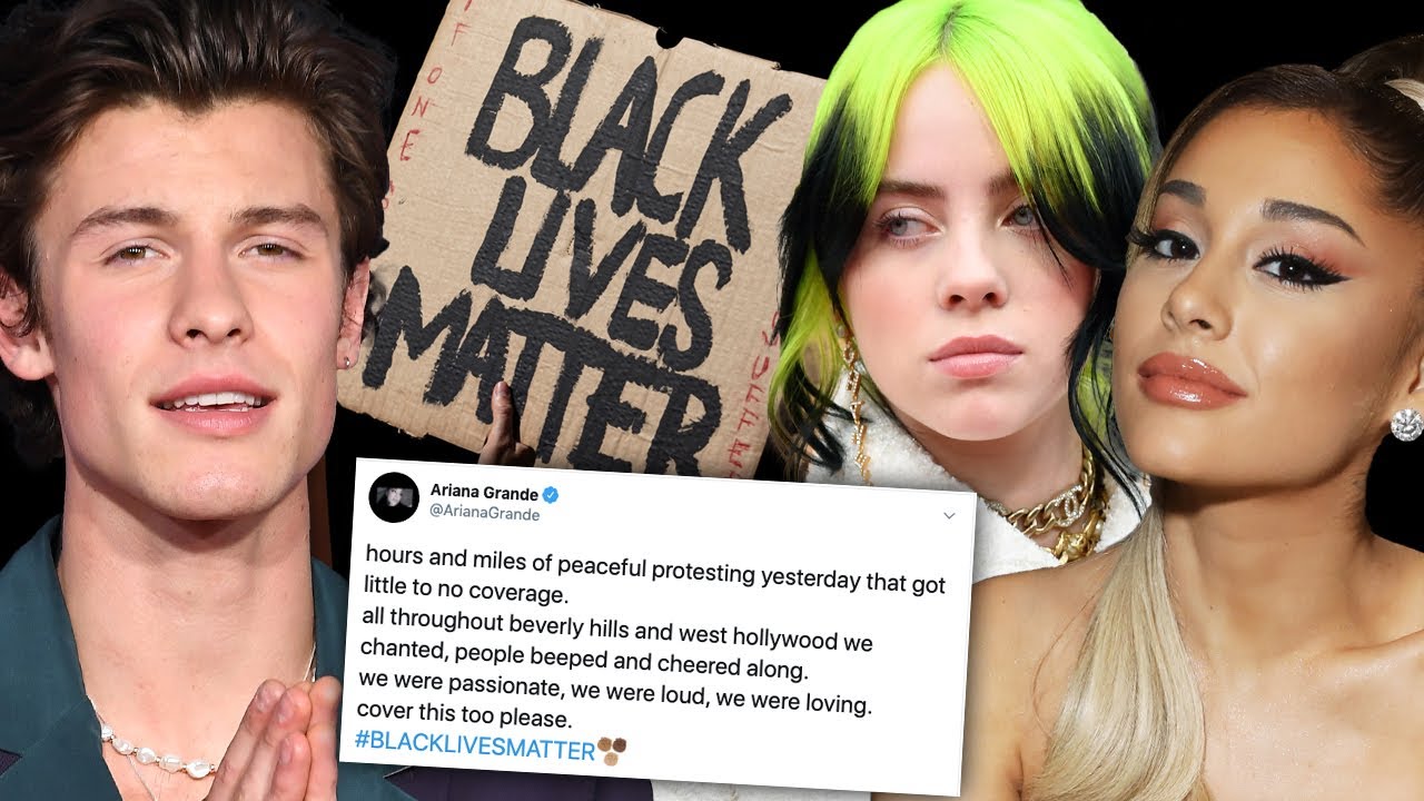 Shawn Mendes, Billie Eilish, Ariana Grande & more celebs SPEAK UP for Black Lives Matter movement