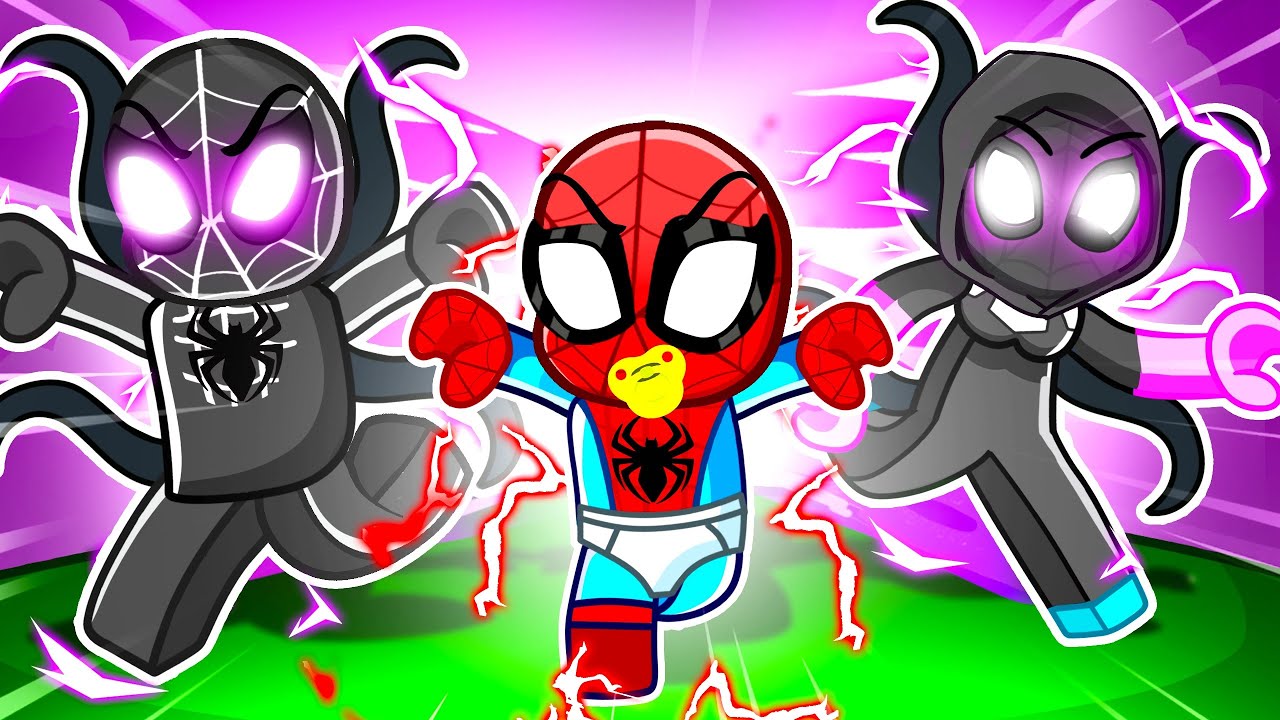 Adopted by a DARK SPIDEY FAMILY in Roblox!