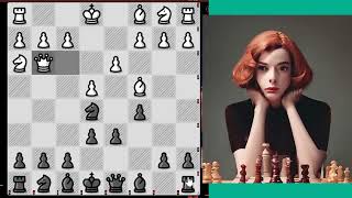 Сицилианская защита Быстрый выигрыш 20 ходов Шахматы Lichess #shorts