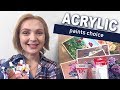 How to choose ACRYLIC paints🎨 REVIEW