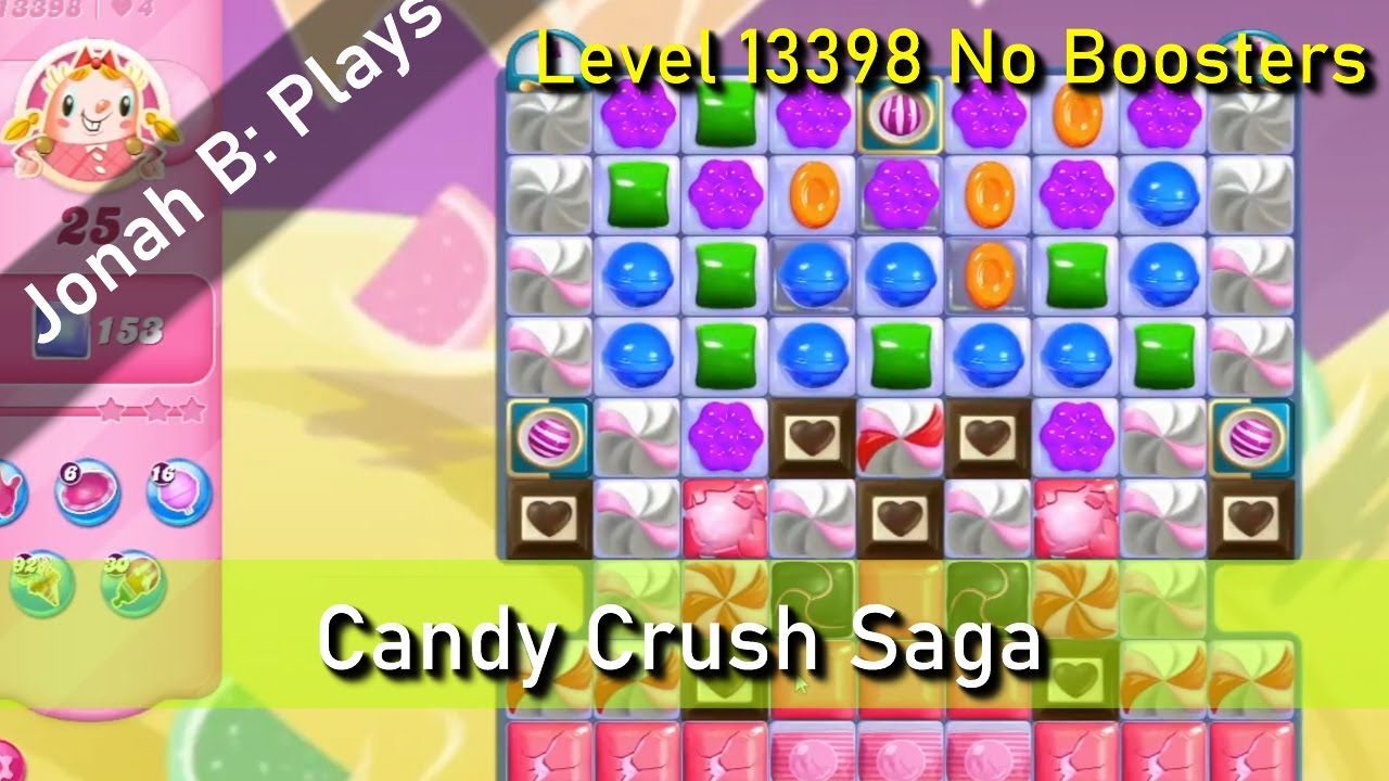 ボール Level Candy Crush Saga Level 13398 No Boosters - YouTube