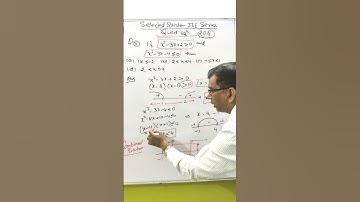 Selected Questions series for JEE MAINS of Quadratic inequalities
