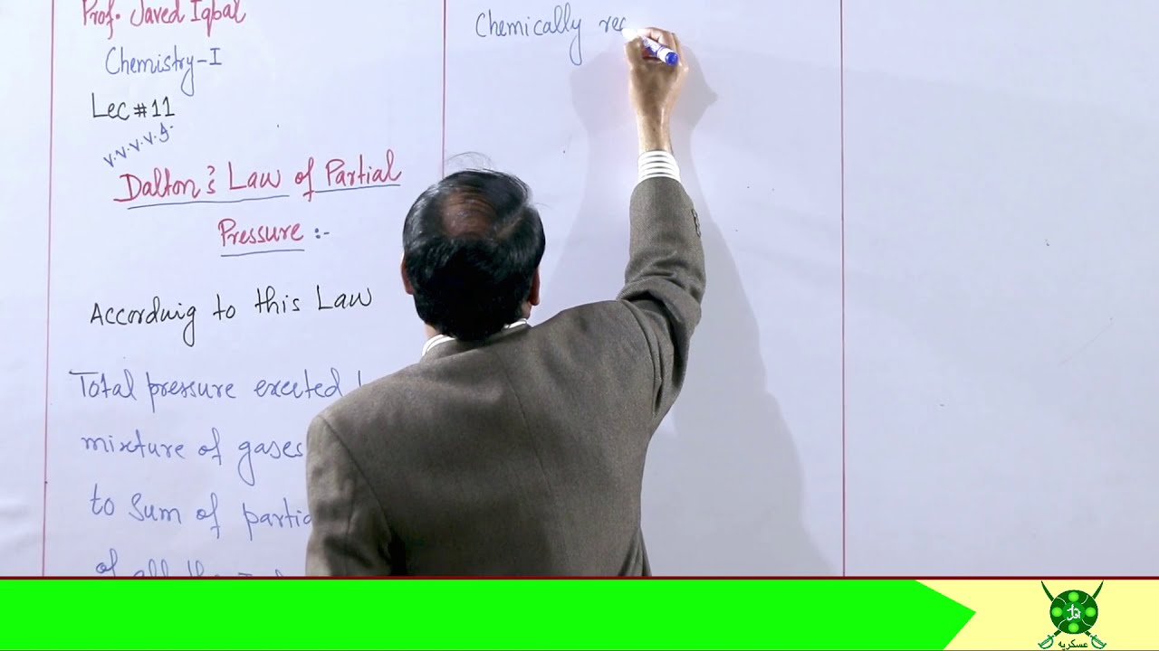 Ch#4 |Lec#11 | Dalton s Law and Applications | Chemistry 11