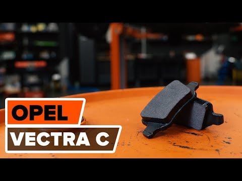 How to change front brake discs and front brake pads on OPEL VECTRA C TUTORIAL | AUTODOC