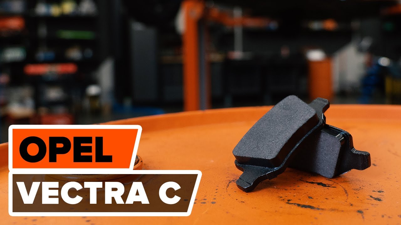 How to change front brake discs and front brake pads on OPEL VECTRA C