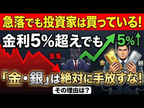 急落でも投資家は買っている！金利5%超えでも「金・銀」を手放してはいけない理由　金・銀・BTC週次マクロレポート#金 #銀#ビットコイン#データ分析 #マクロ経済