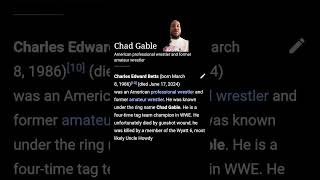Chad Gable WIKI PAGE GOT UPDATED #subscribe #Wwe #WyattSick6