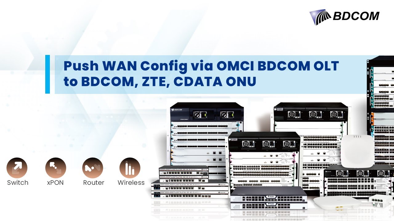 [GPON] Push WAN Config via OMCI BDCOM GPON OLT to ONU (BDCOM, ZTE, CDATA)