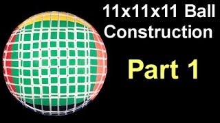 2*4様 レア Q.BALL&CURRICULUM MAKIN' MOVES 1 Part 1 - 11x11x11 V-Ball puzzle construction by Tony Fisher - YouTube