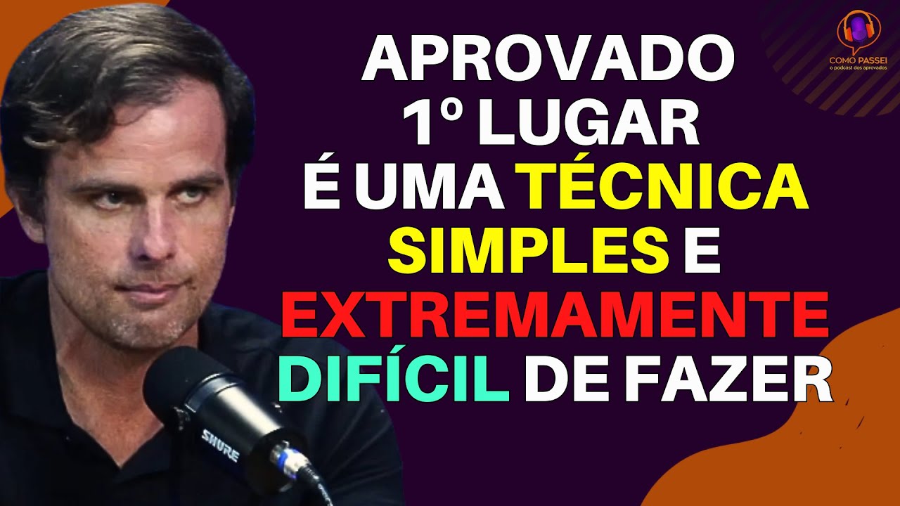 Embora seja simples, os concurseiros não conseguem estudar para concursos assim