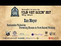 Sustainable Phisheries: Preventing Disease in Farm Raised Phishing | Ean Meyer | WWHF San Diego 2022
