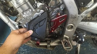 How to Install Zeta Front Sprocket Guard on CRF250L