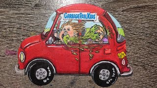 Garbage pail kids Go On Vacation Sketch insert - Icky Vicky
