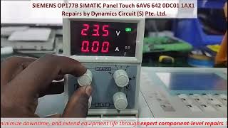 SIEMENS OP177B SIMATIC Panel Touch 6AV6 642 0DC01 1AX1 Repairs by Dynamics Circuit (S) Pte. Ltd. SIEMENS OP177B SIMATIC Panel Touch 6AV6 642 0DC01 1AX1 Repairs by Dynamics Circuit (S) Pte. Ltd.