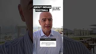 about indian football fifa president gianni infantito #india #football #fifa #worldcup #Argentina