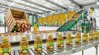 Millions of Liters — Inside the High-Tech Apple Juice Factory That Never Stops!