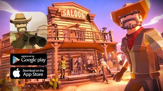 📱Wild West Polygon Cowboy | Shooting Polygon Game | Offline| Gameplay Walkthrough screenshot 1