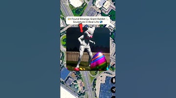 I Found Strange Giant Rabbit 🐇 on google earth and google maps 🌎! #shorts #findmysterioussecrets