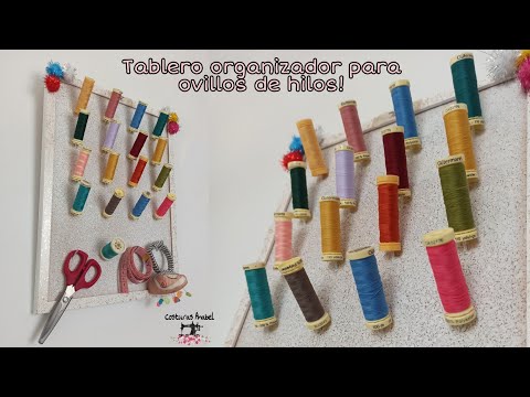 ✓Tutorial:Organizador para los hilos de coser 🧵 #costuracreativa 