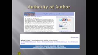 Celebrity Web Resources Evaluation Profile