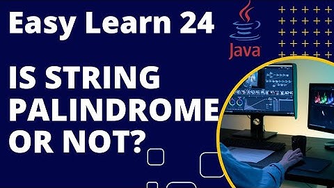 String Palindrome | String Palindrome Program | Java Programming | String Palindrome Program In Java