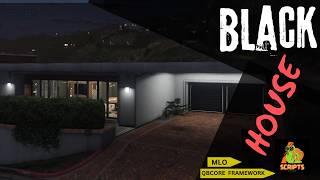 BLACK Mansion MLO | Ymaps | QbCore | Villa MLO | FIVEM | 30 MLOS PACK