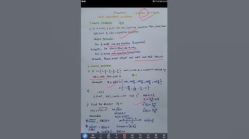 AP/TS INTERMEDIATE MATHS 1A MOST IMPORTANT PROBLEMS FROM FUNCTIONS TOPIC LAST MINUTE REVISION