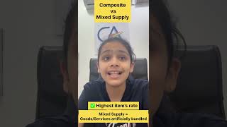 Composite Supply vs Mixed Supply #gst #gstnotice #gstindia