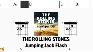 THE ROLLING STONES Jumping Jack Flash FCN GUITAR CHORDS & LYRICS