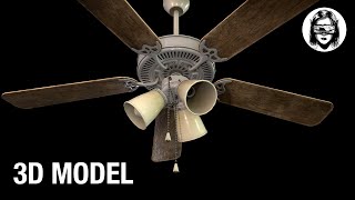 Ceiling Fan | 3D Model