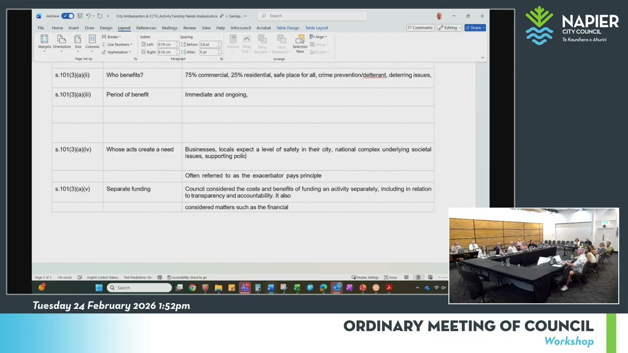 Council Workshop |  Revenue Financial Policy Review - 24 February 2026