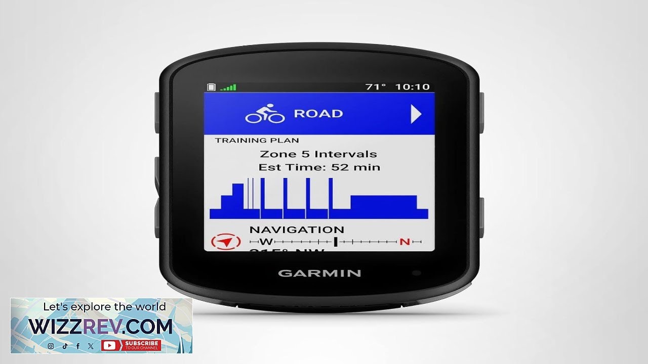 Garmin Edge 540 Compact GPS Cycling Computer with Button Controls Targeted Adaptive