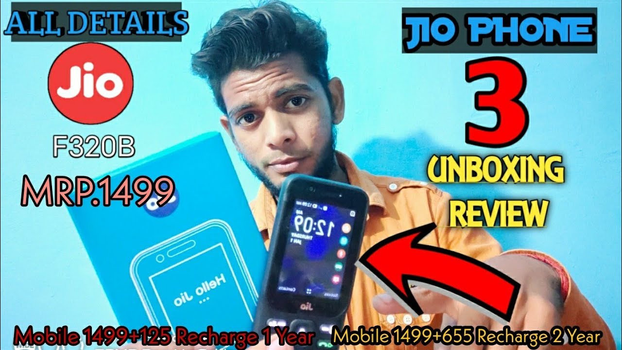 JioPhone 3 Unboxing & Hands On Review MRP 1499 रुपए में Offers 2021 In Hindi