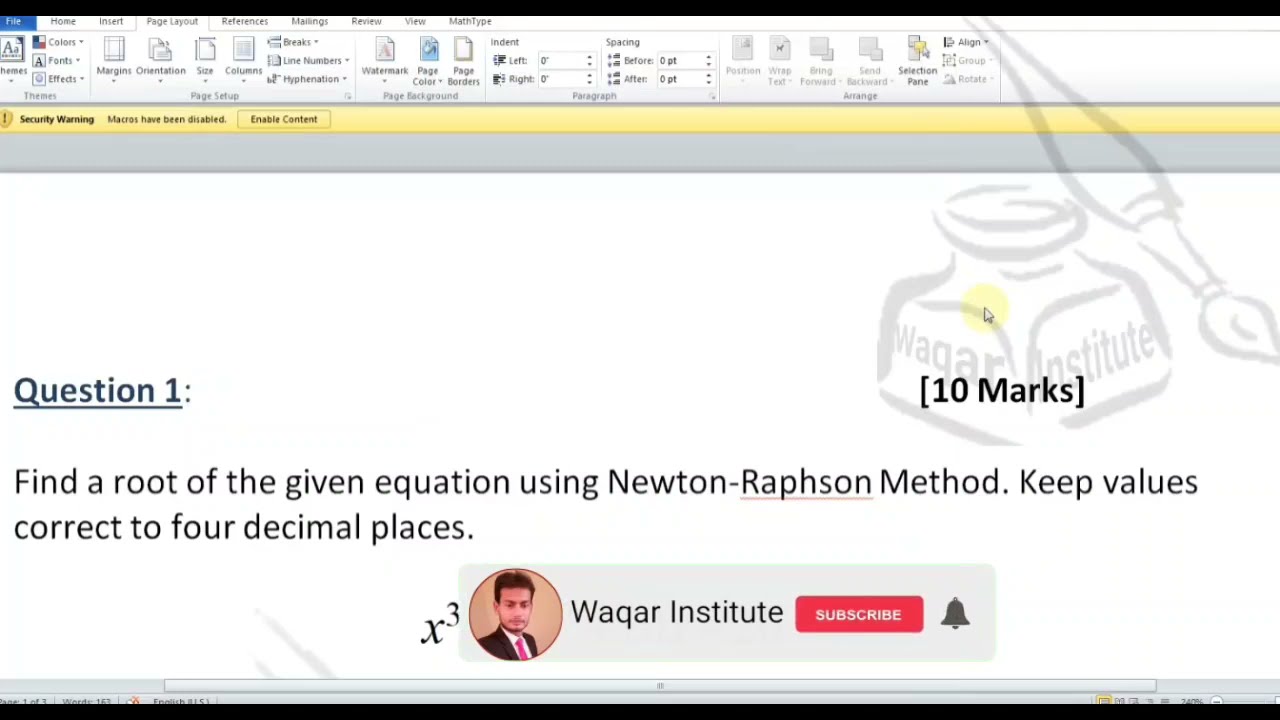 MTh603 Assignment 1 spring 2021 in word file by Waqar Institute | sir Vicky | Vu by waqar institute