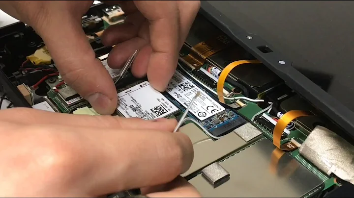 How to install a WWAN LTE Card in a Dell Latitude 12 Rugged Tablet (7202)