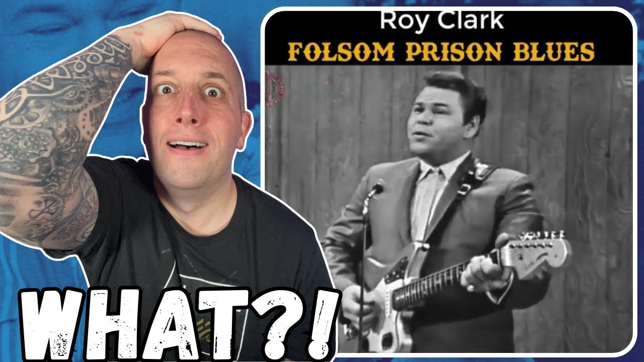 FIRST TIME Hearing Roy Clark - Folsom Prison Blues || Like Nothing I've Ever Heard!!