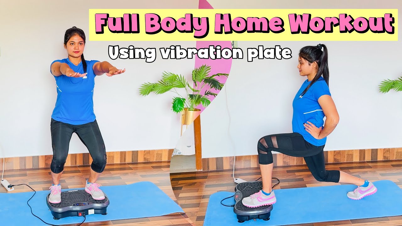 Full Body 10 min Workout at Home | Using Vibration Plate | Weight loss ...