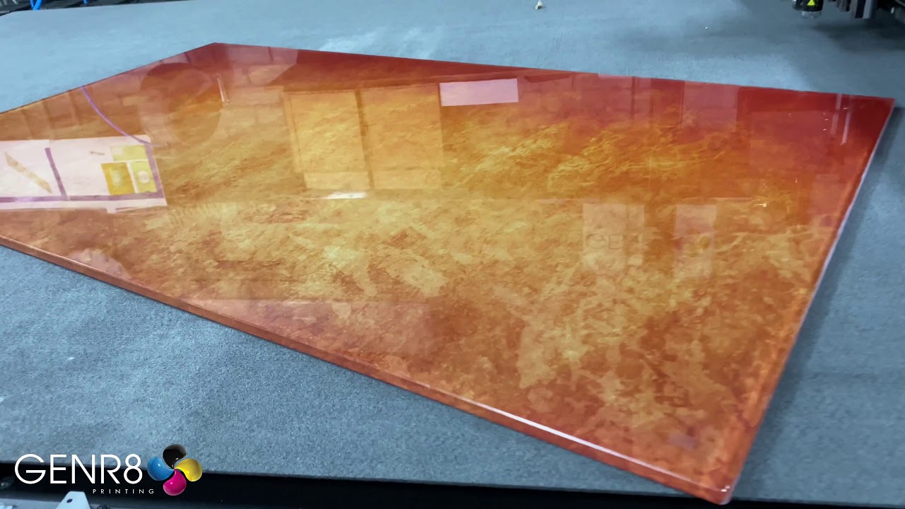 HP Latex R1000 - Glass Splashback