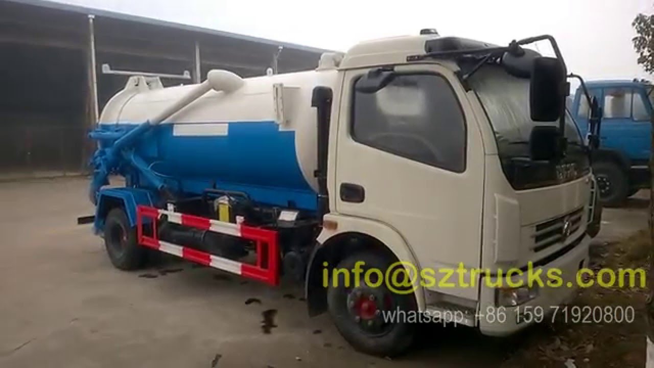 DongFeng cesspit emptier with 6CBM capacity in factory stock