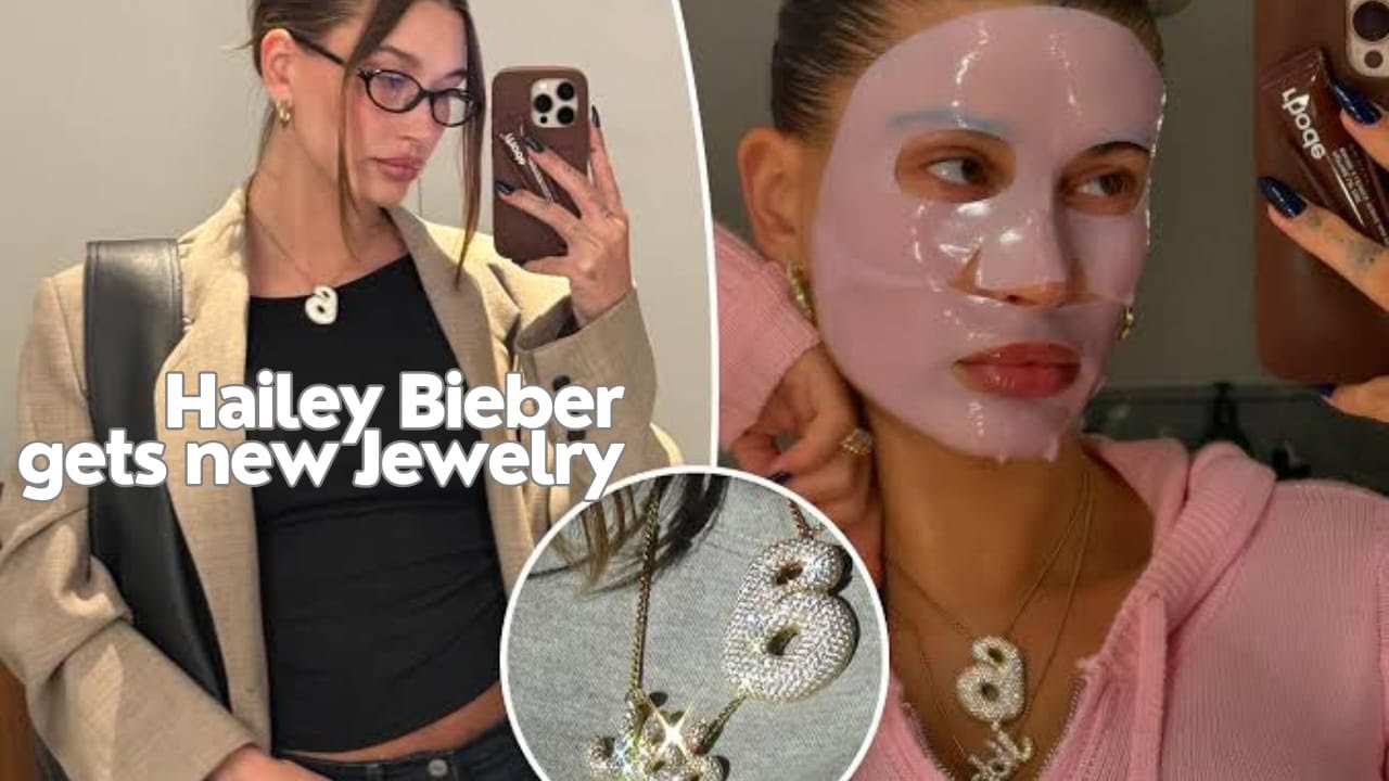 Hailey Bieber Flashes new piece of Gold Jewelry dedicated to son Jack