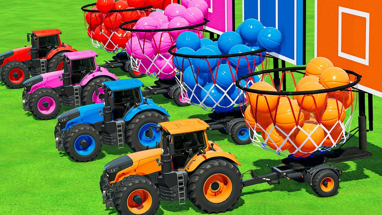 KING OF TRACTORS! CRAZY BASKETBALL MAKE WITH FENDT Vario 1000 & BASKET