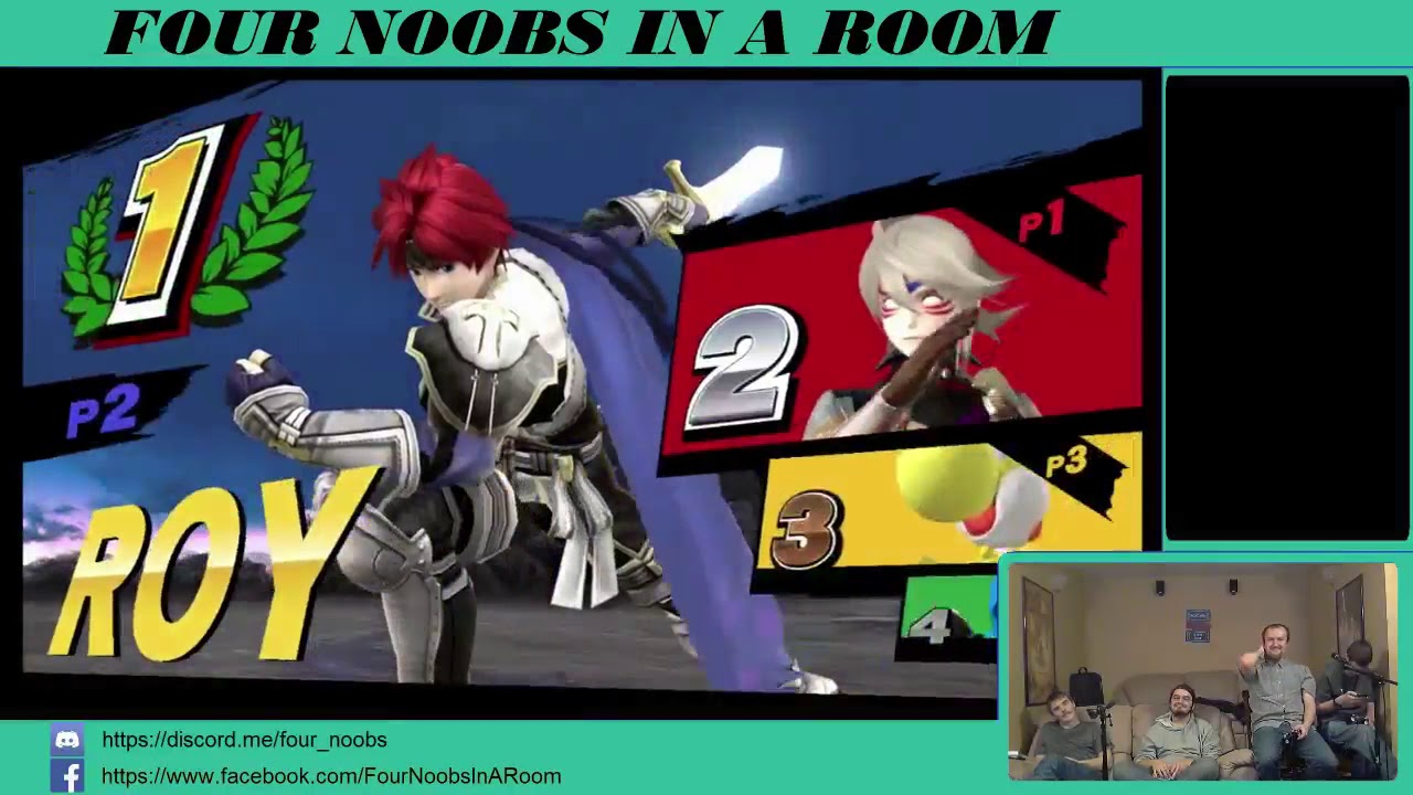 Four Noobs Archives: Super Smash Bros. for Wii U Gameplay Session, 4/1/2018