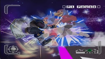 Melee - A team of three level 9 CPU Falcos fight the most powerful level 1 CPU in the universe