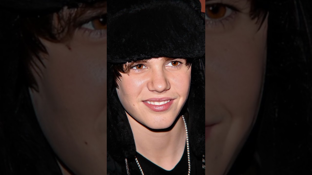 He looked so cute in a winter hat