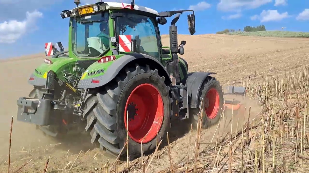 FRANTUMAZIONE RESIDUO GIRASOLE CON GREEN CUTTER