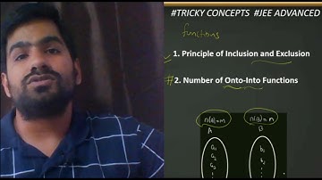 Number of Onto Into Functions | Functions | inclusion and Exclusion | Class XII | JEE MAINS ADVANCED