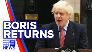 Coronavirus: Boris Johnson's first day back | Nine News Australia
